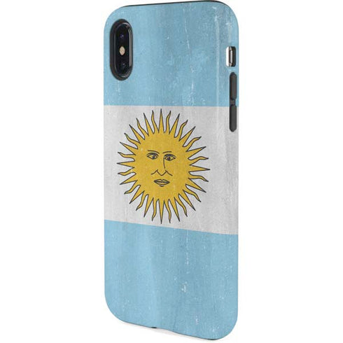 Argentina Flag Distressed iPhone XS Pro Case